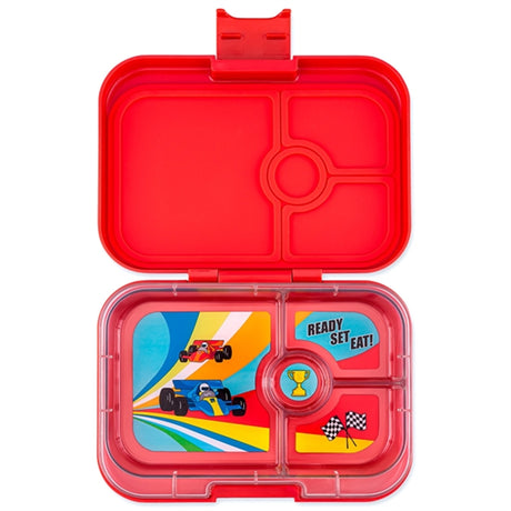 Yumbox Panino 4 Rum Matboks Roar Red Race Cars